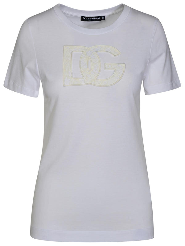 Dolce & Gabbana White Cotton T-shirt