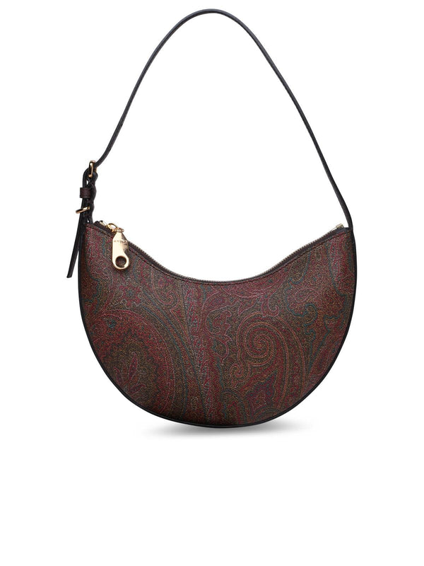 Etro Brown Leather Blend Bag