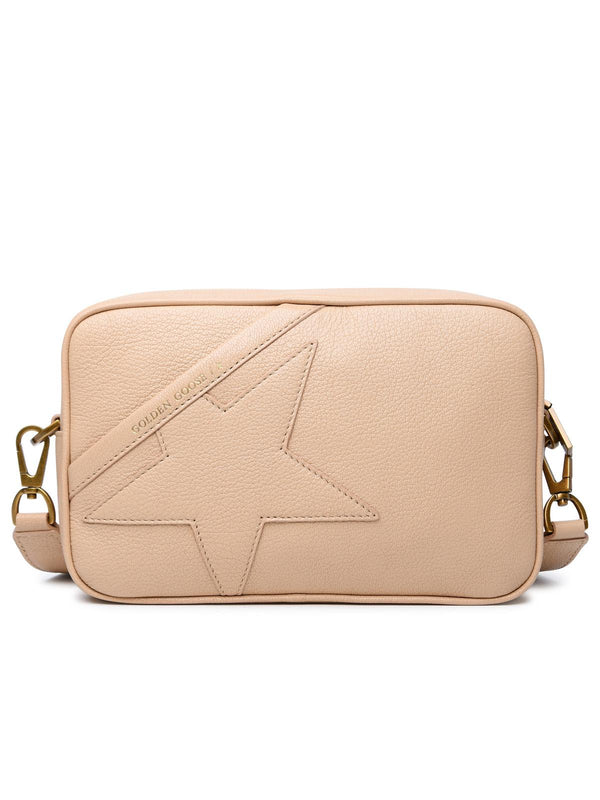 Golden Goose 'star' Camel Leather Bag