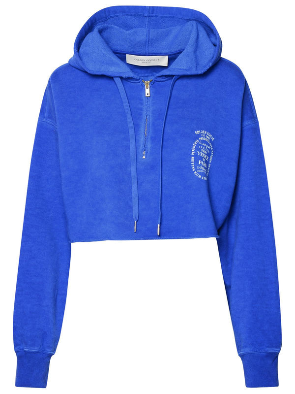 Golden Goose Blue Cotton Sweatshirt