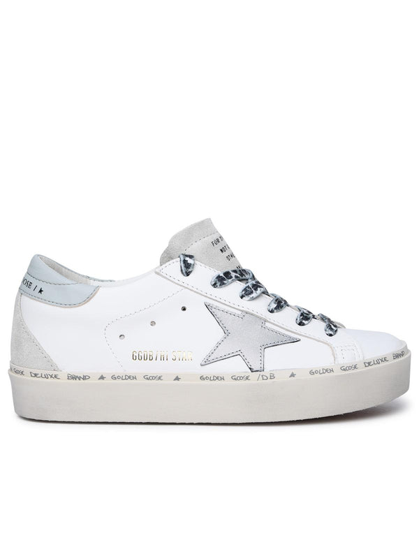 Golden Goose 'hi Star Classic' White Leather Sneakers