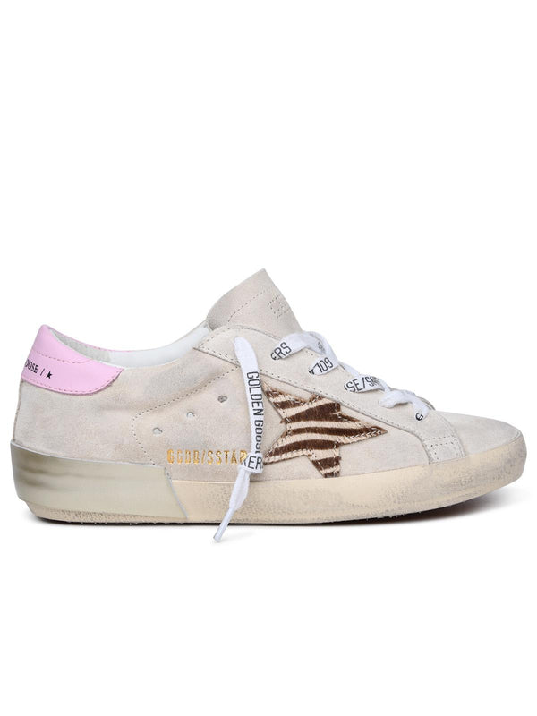 Golden Goose 'super-star Classic' Cream Leather Sneakers