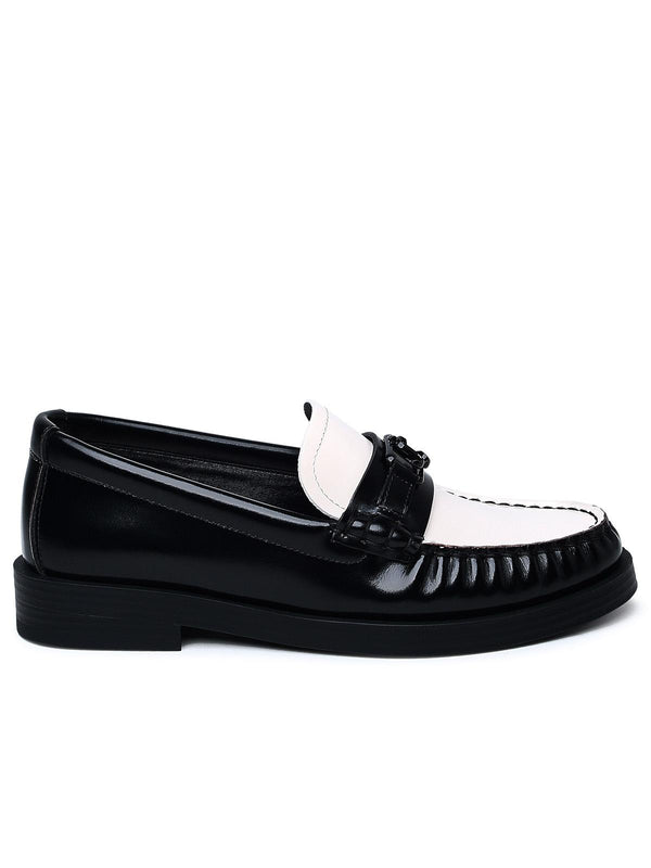 Jimmy Choo Two-tone Leather Loafers