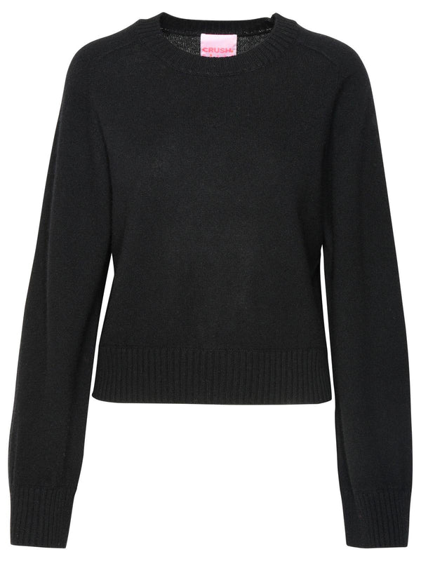 Crush Black Cashmere Sweater