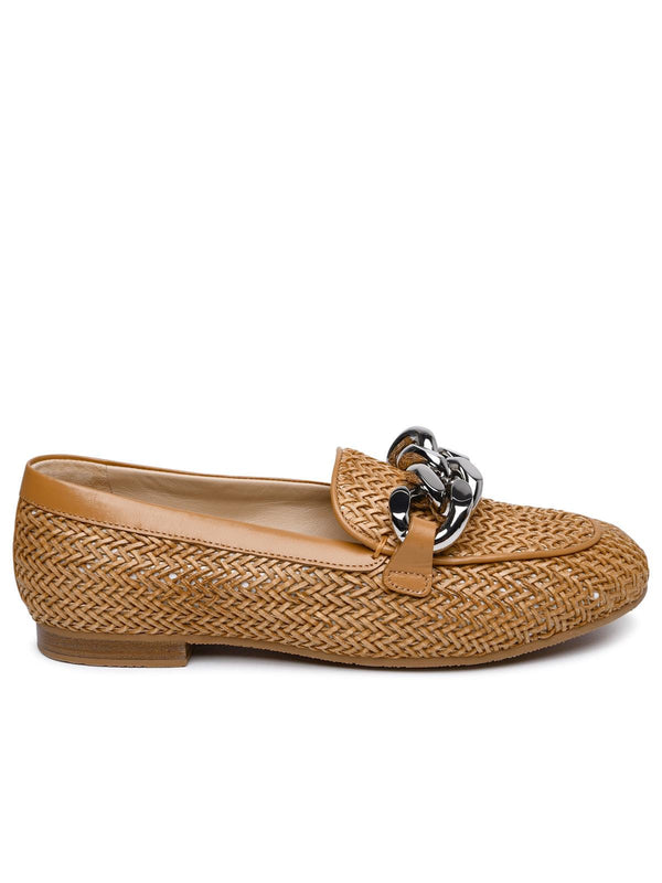 Casadei 'hanoi' Natural Vegan Leather Loafers