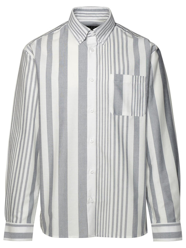 A.p.c. 'mateo' Grey Cotton Shirt