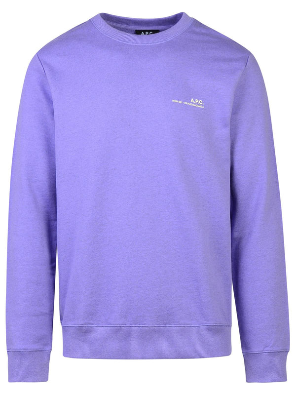 A.p.c. Lilac Cotton Sweatshirt