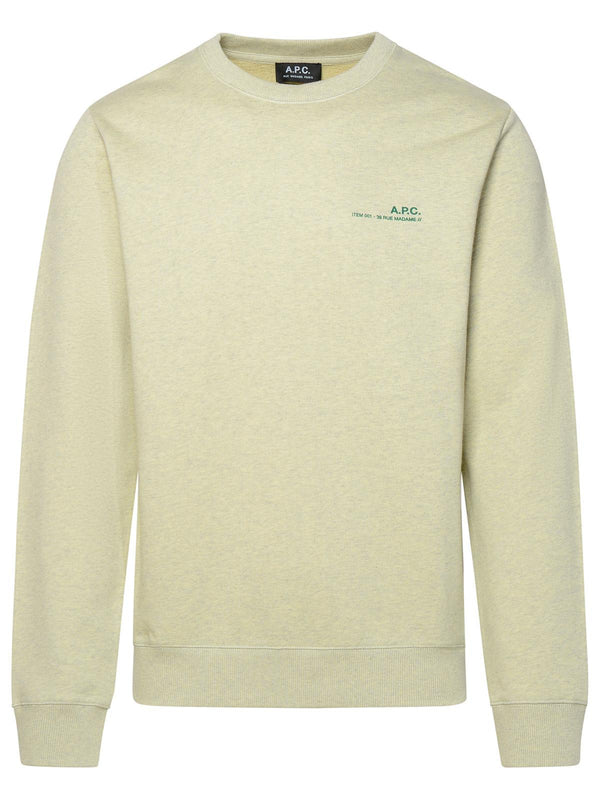 A.p.c. Green Cotton Sweatshirt