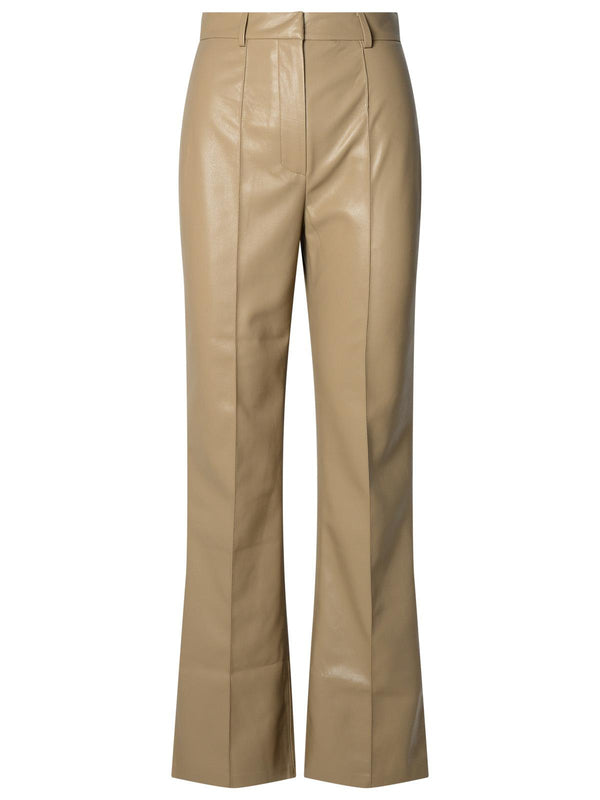 Nanushka 'leena' Polyurethane Taupe Pants