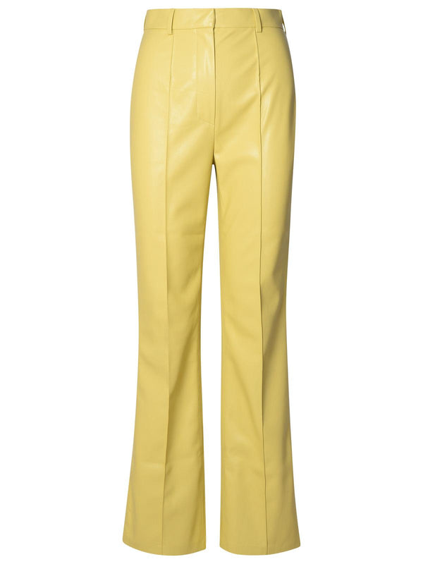 Nanushka 'leena' Lime Polyurethane Pants