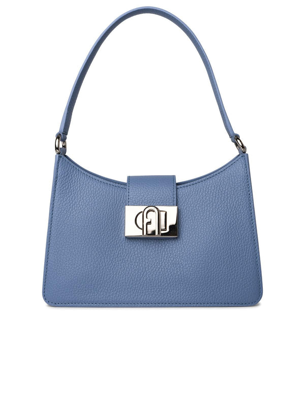 Furla 'furla 1927' Light Blue Leather Bag