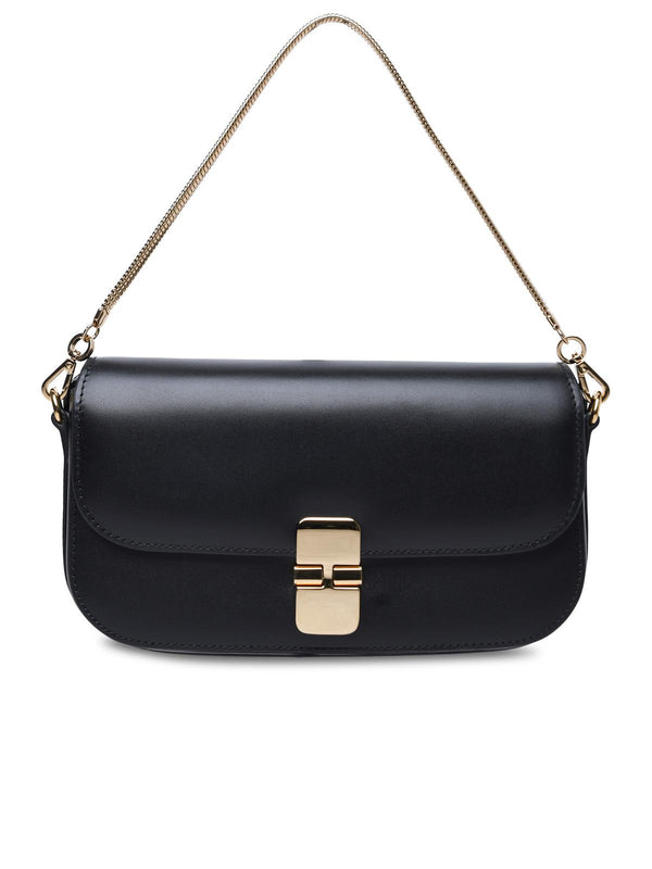 A.p.c. 'grace' Black Leather Bag