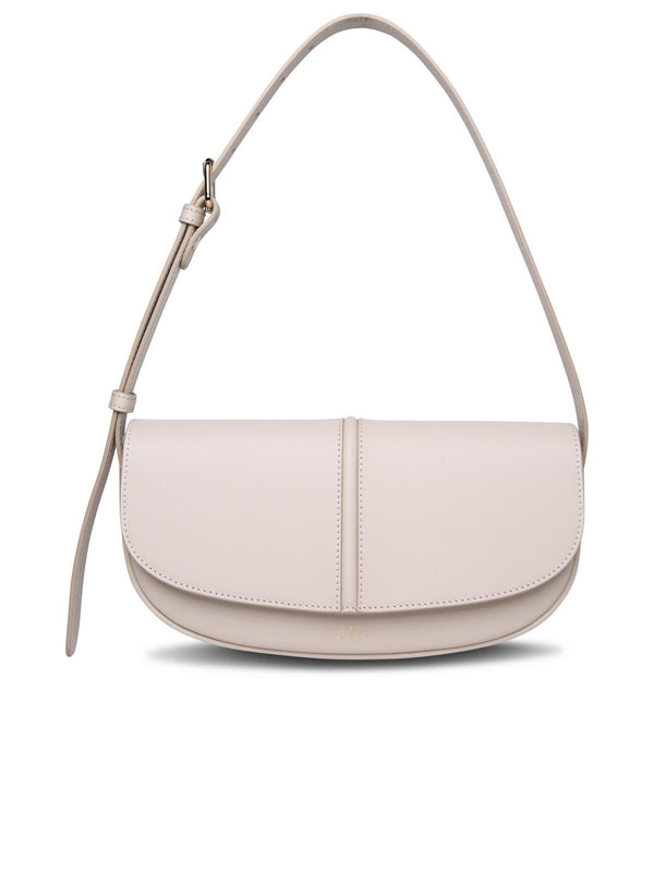 A.p.c. 'betty' Cream Leather Bag