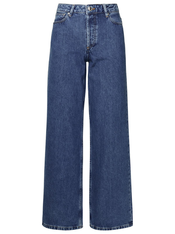 A.p.c. Blue Cotton Jeans