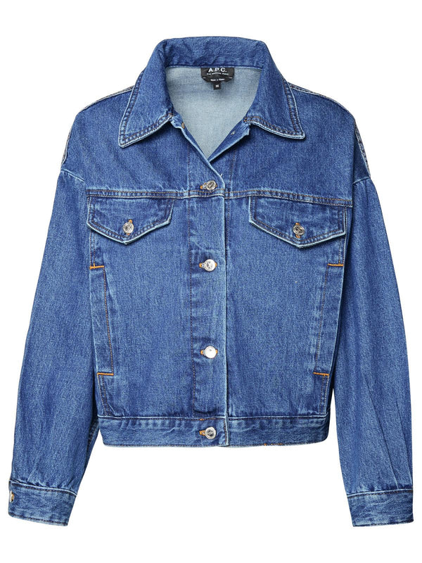 A.p.c. Blue Cotton Jacket