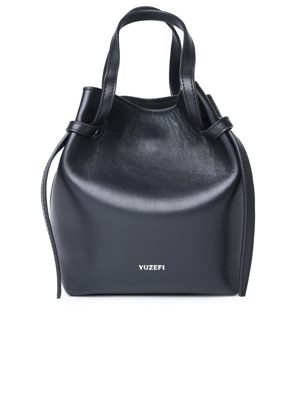 Yuzefi 'bulb' Black Leather Bag