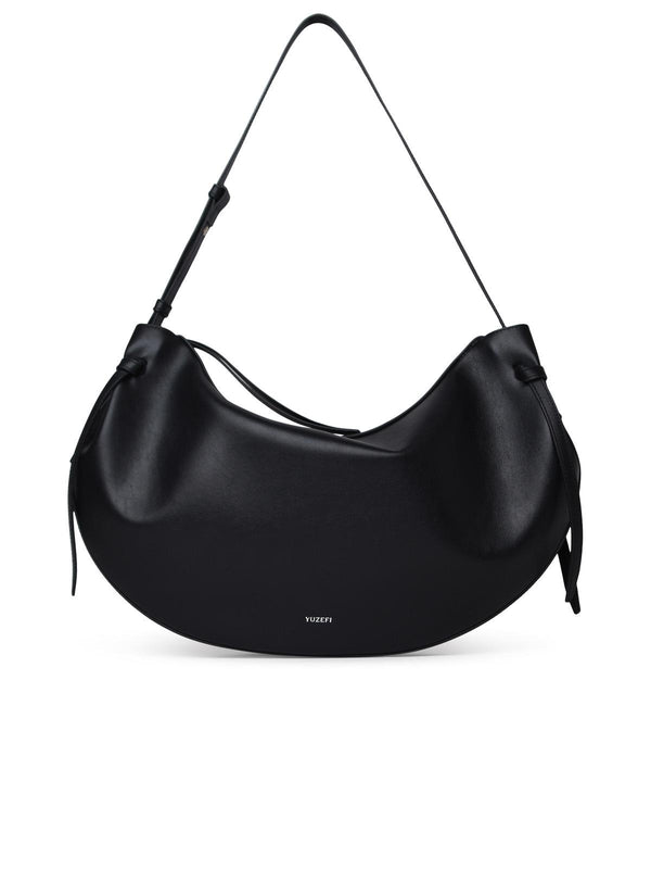 Yuzefi 'jumbo Fortune Cookie' Black Leather Bag