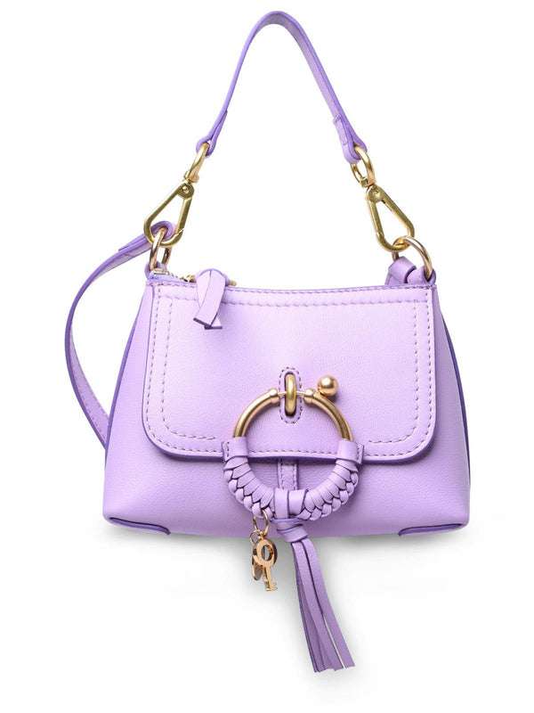 See By ChloÉ Mini 'joan' Crossbody Bag In Lilac Cowhide