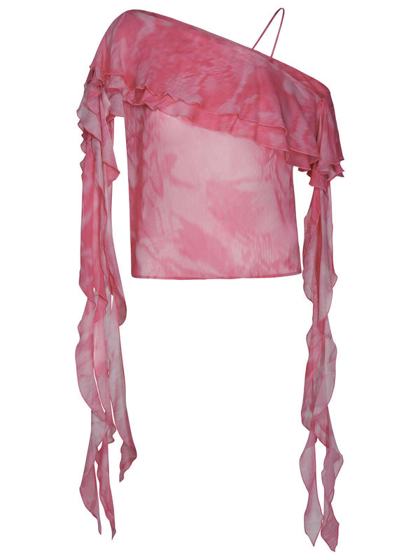 Blumarine Pink Viscose Blouse