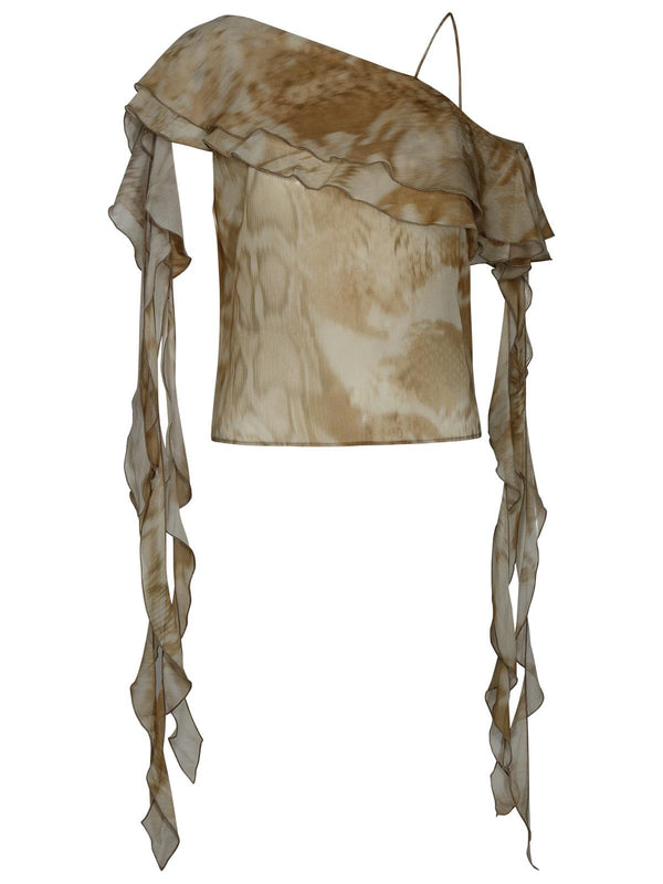 Blumarine Beige Viscose Blouse