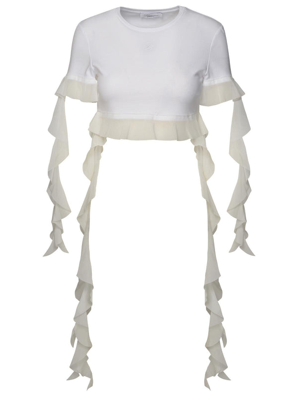 Blumarine White Cotton T-shirt