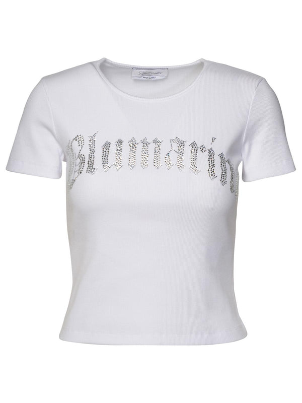 Blumarine White Cotton T-shirt