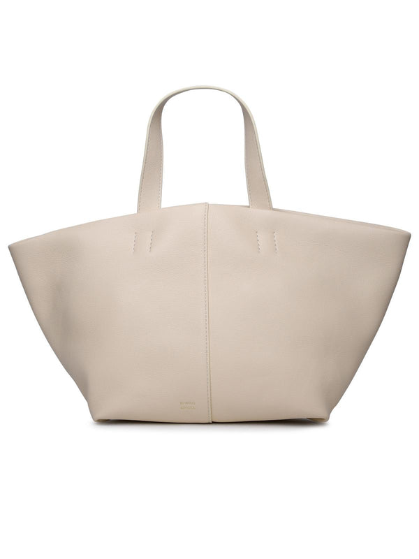 Mansur Gavriel 'tulipano' Ivory Calf Leather Bag