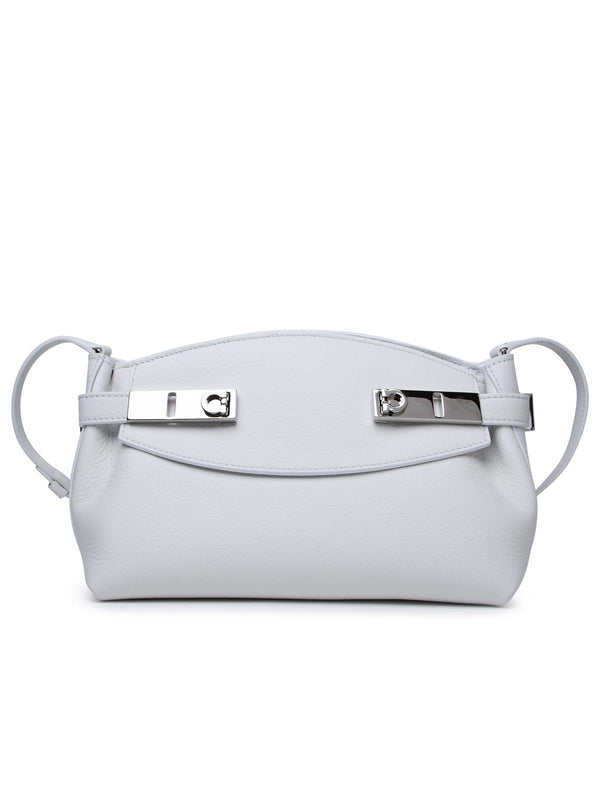 Salvatore Ferragamo 'hug' White Leather Bag