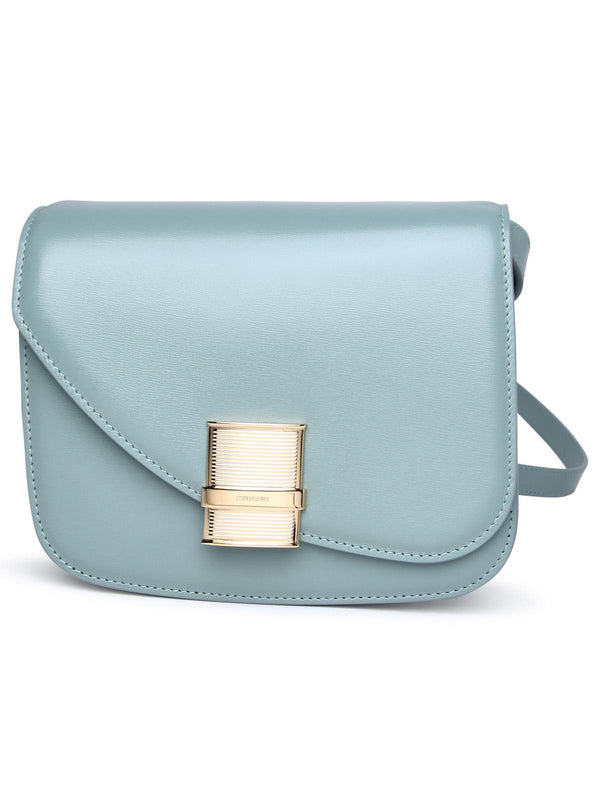 Salvatore Ferragamo Green Leather Bag