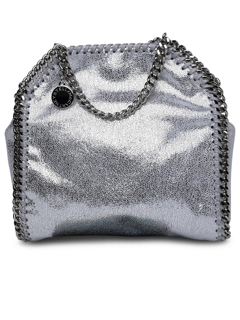 Stella Mccartney Stella McCartney Vegan Shoulder Bag Silver - World Class Fashion