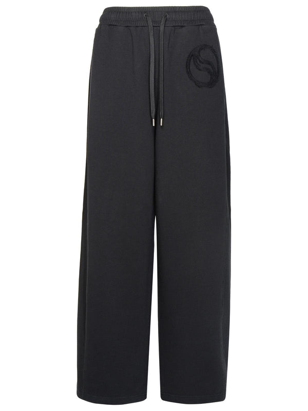 Stella Mccartney Black Organic Cotton Joggers