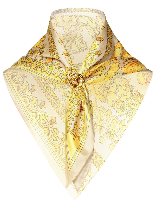 Versace Two-tone Silk Scarf