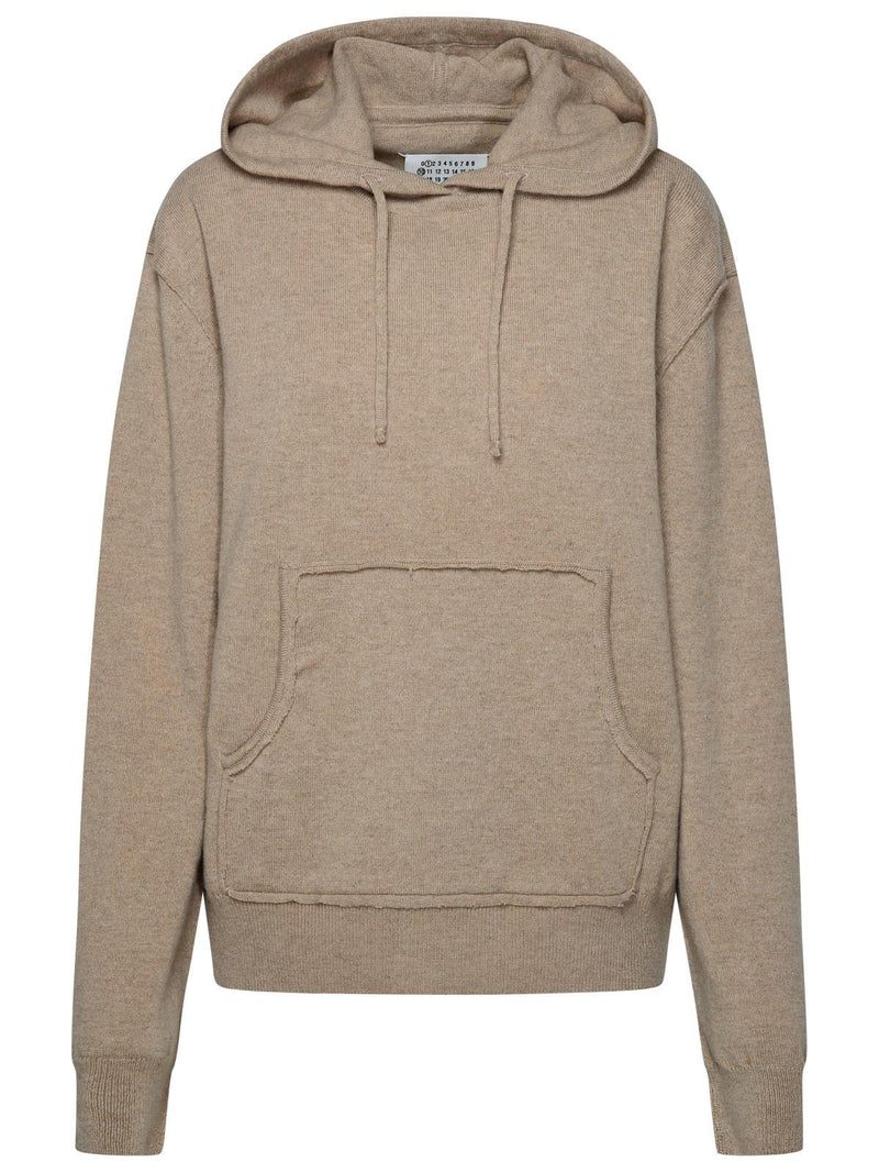 Maison Margiela Maison Margiela Cashmere Blend Sweater Taupe - World Class Fashion