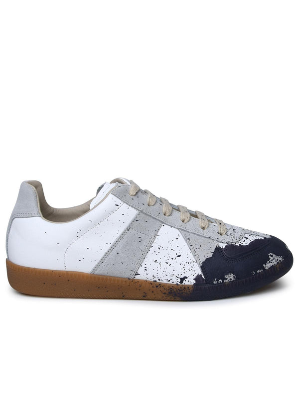 Maison Margiela White Leather Sneakers