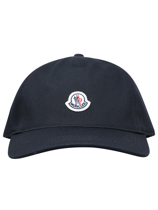 Moncler Black Cotton Hat