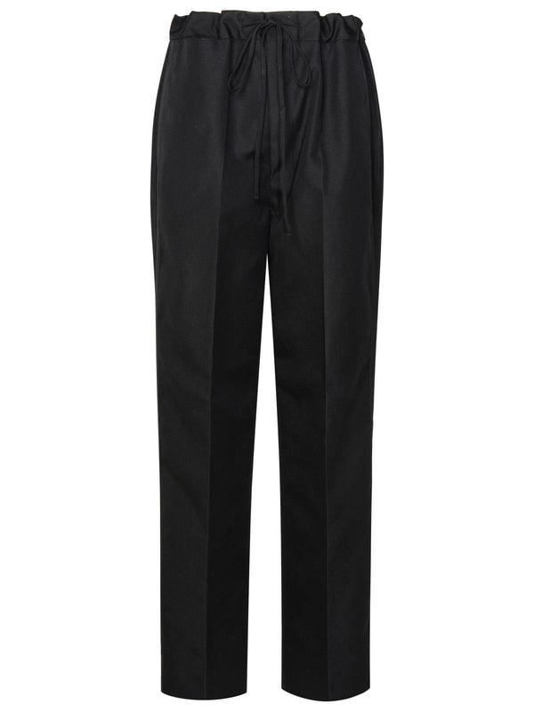 Maison Margiela Black Polyamide Trousers