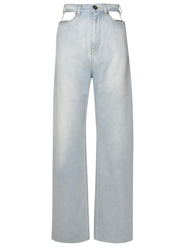 Maison Margiela Light Blue Cotton Jeans