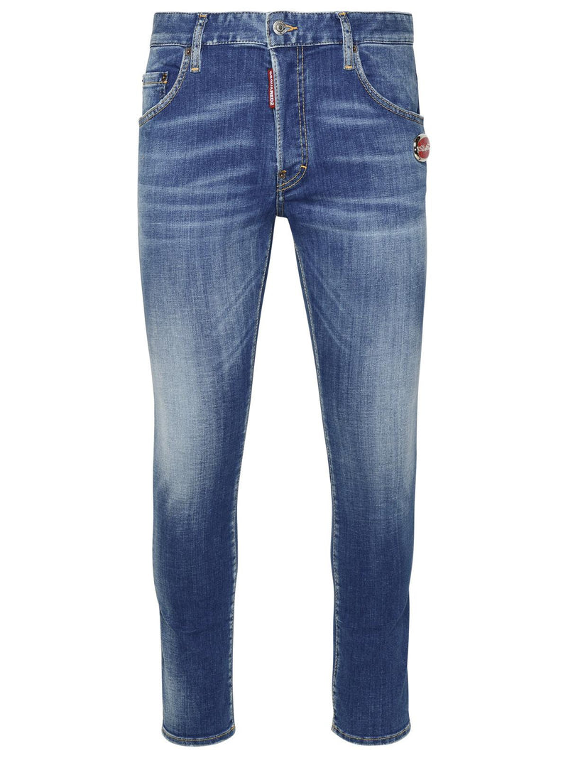 Dsquared2 Dsquared2 Skater Blue Cotton Jeans Men - World Class Fashion