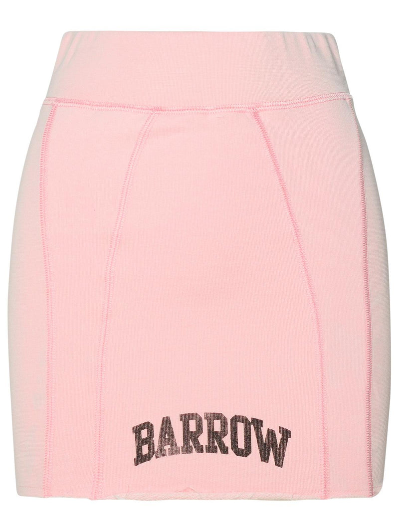 Barrow Minifalda Barrow de algodón rosa para mujer - World Class Fashion
