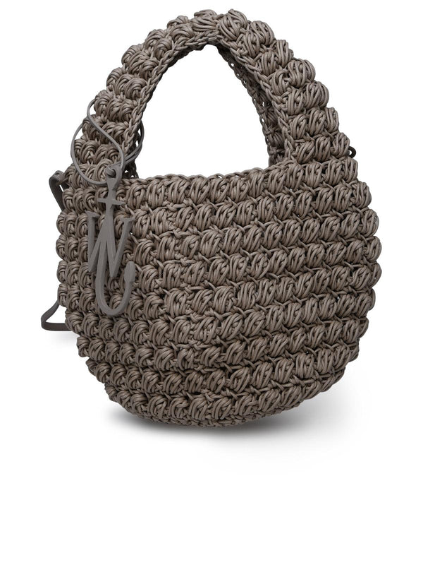 Jw Anderson Dove Grey Woven Bag