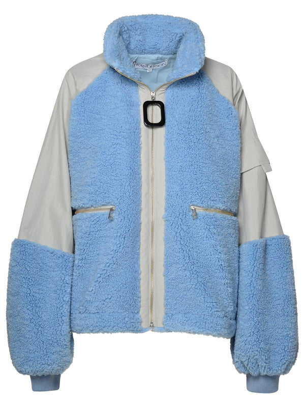 Jw Anderson Light Blue Polyester Jacket