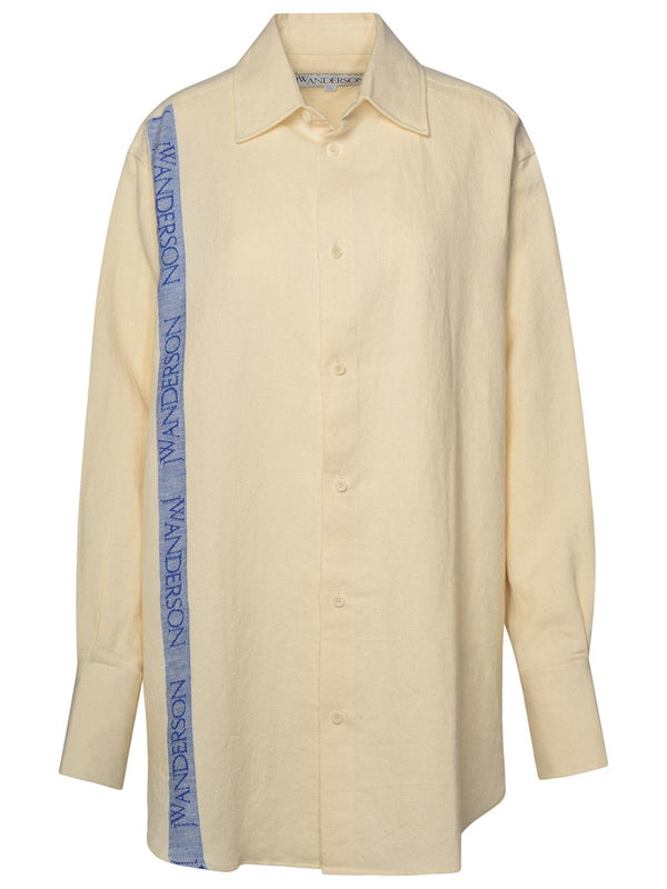 Jw Anderson Beige Linen Blend Shirt