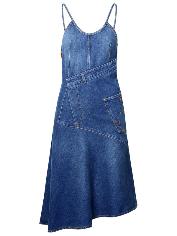 Jw Anderson Blue Cotton Dress