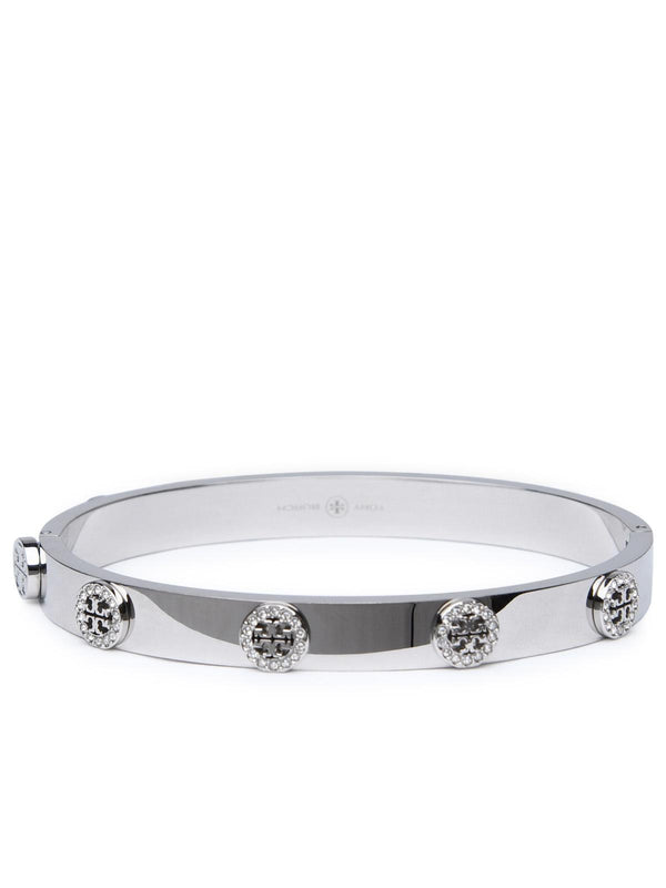 Tory Burch 'miller' Silver Steel Bracelet