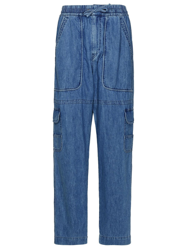 Isabel Marant 'vanni' Light Blue Cotton Pants