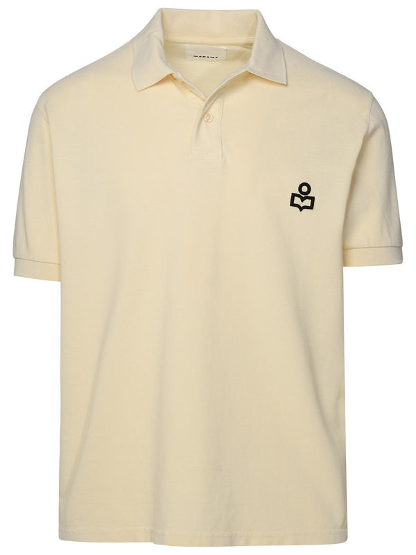 Isabel Marant Ivory Cotton Polo Shirt