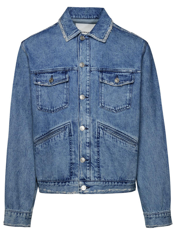 Isabel Marant 'jango' Blue Cotton Jacket