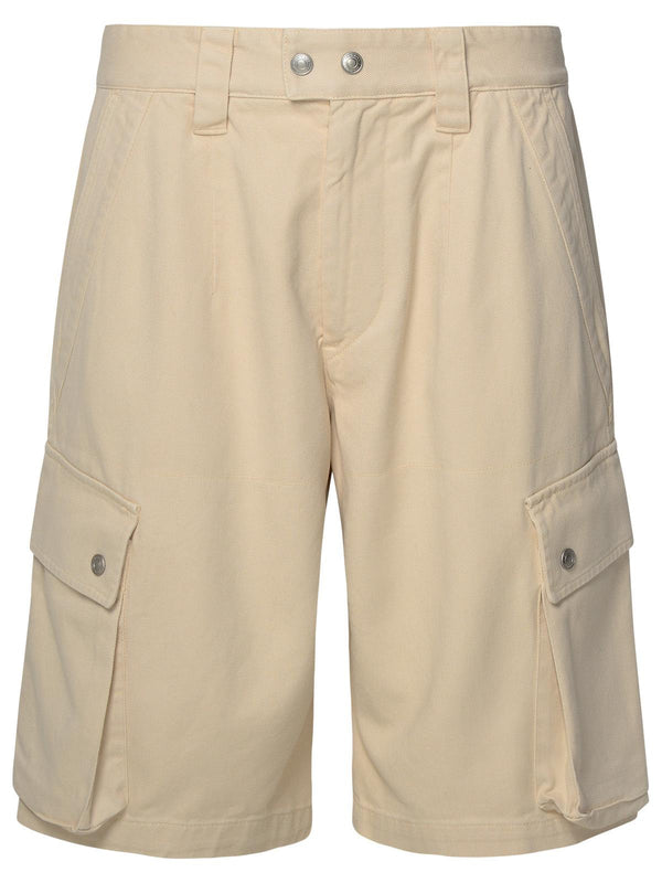 Isabel Marant Beige Cotton Bermuda Shorts