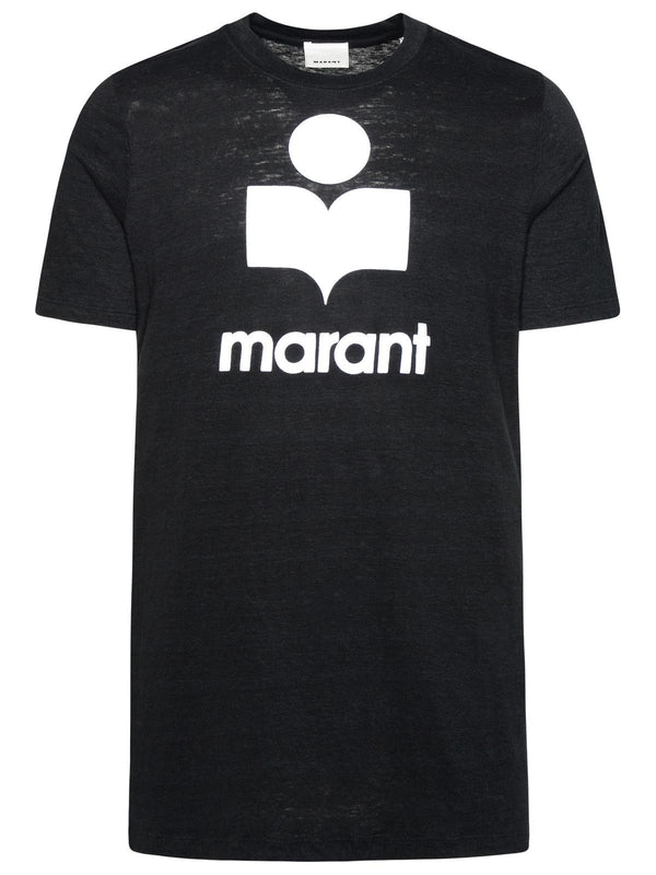 Isabel Marant 'karman' Black Linen T-shirt