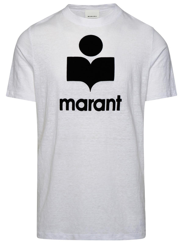 Isabel Marant 'karman' White Linen T-shirt